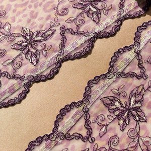 Tulle Lace #312- 9 1/2" Leopard Butterfly