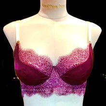 Load image into Gallery viewer, Spiced Wine Lace Bra Kit