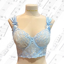 Load image into Gallery viewer, Singing the Blues Lace Bra Kit with Jordy Bralette Option