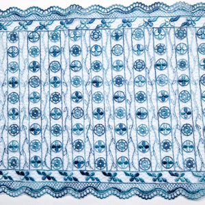 Tulle Lace #324 - 9" Blue Skies