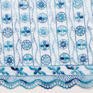 Tulle Lace #324 - 9" Blue Skies