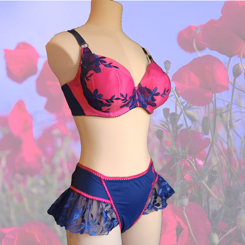 Blue Jasmine Lace Bra Kit