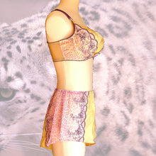 Load image into Gallery viewer, Leopard Butterfly Lace Bra Kit