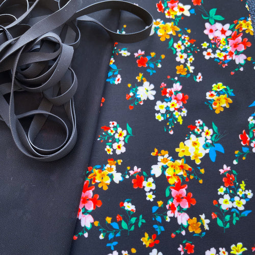 Vintage Floral Swimsuit Kit