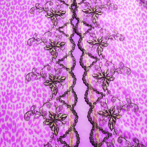 Tulle Lace #312- 9 1/2" Leopard Butterfly