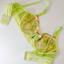 Load image into Gallery viewer, Lime Blossom Bra and Panty Kit