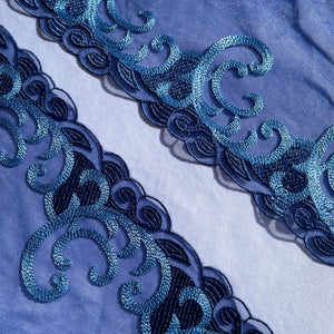Tulle Lace #305- 7 3/4" Seaside Garden Back from the Vault!